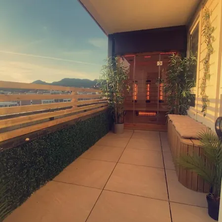 Penthouse With Sauna, Balcony And Free Coffe