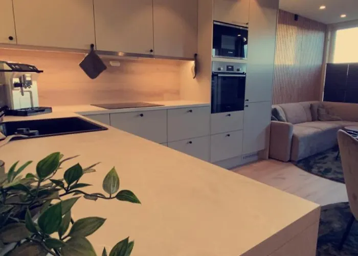 Penthouse With Sauna, Balcony And Free Coffe * 卑爾根