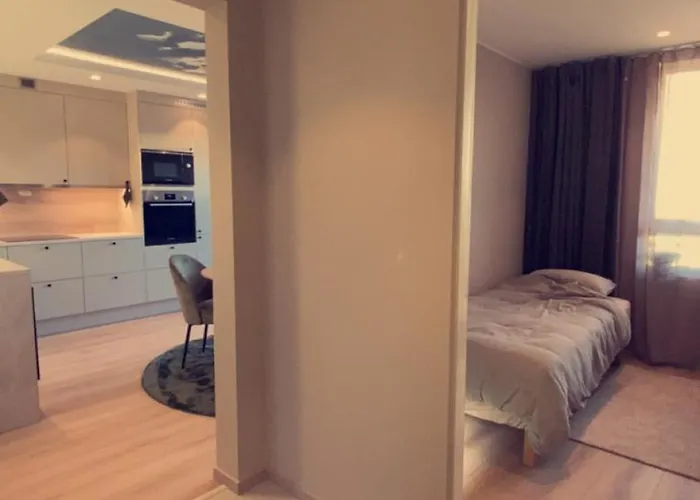 Penthouse With Sauna, Balcony And Free Coffe 公寓 卑爾根